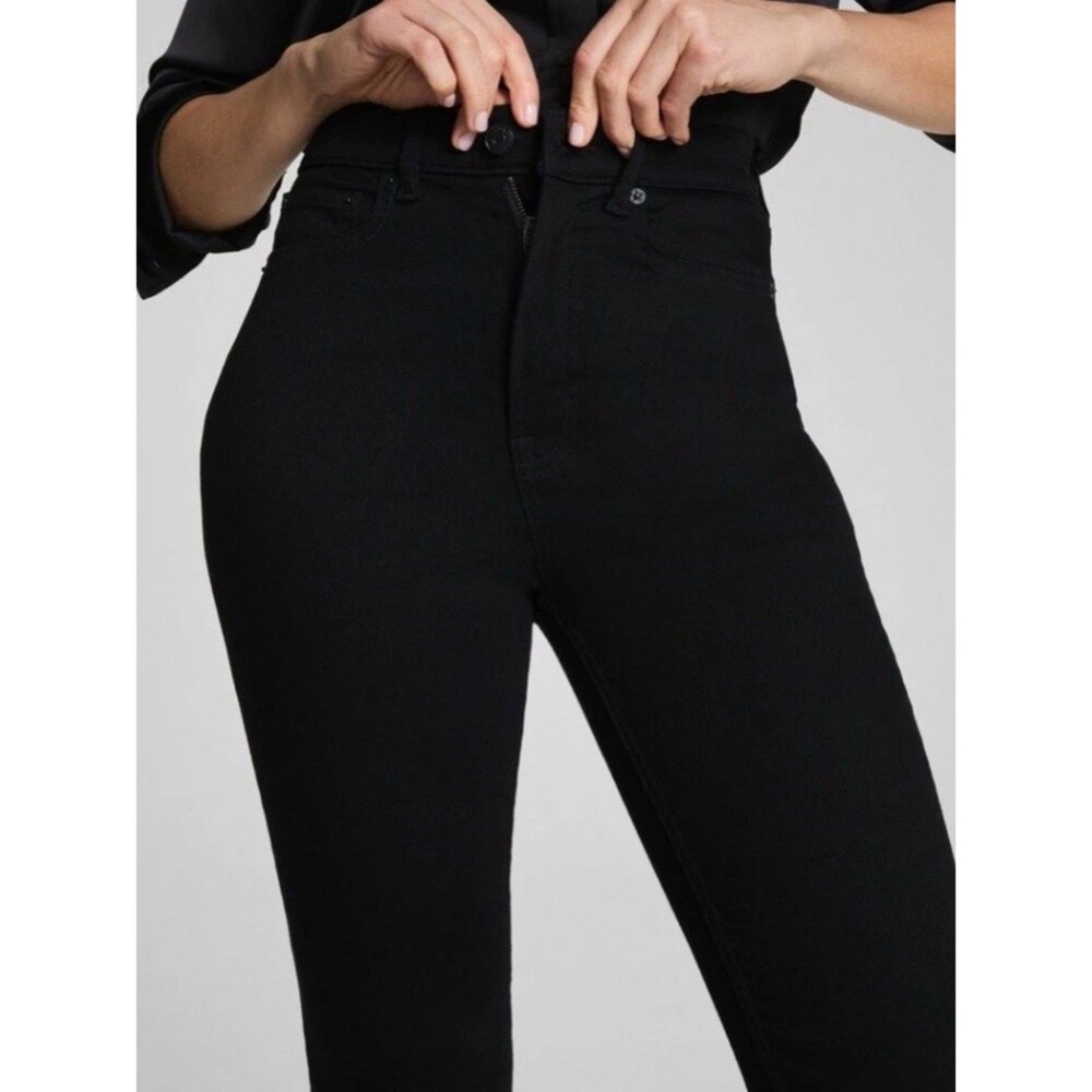 SPANX sculpt ReDefine Flare Jeans – black, zip fly, 5-pocket, shaping denim 16 - Picture 2 of 10